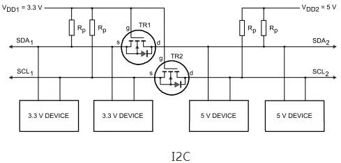 mos管電平轉換電路