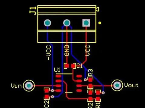 布設運算放大器PCB