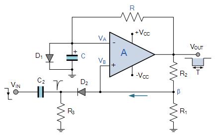 運算放大器 單穩態電路