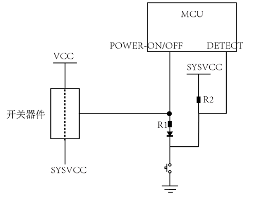 MOS管 按鍵 開關 電路