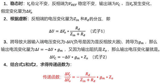 誤差放大器 傳遞函數