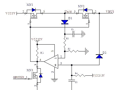 usb保護(hù)電路圖