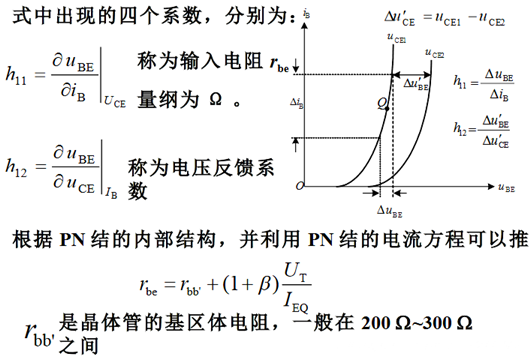 小信號(hào)模型 微變等效電路