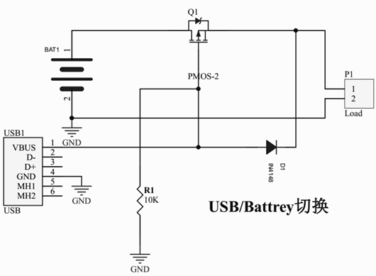 PMOS 電源 開關