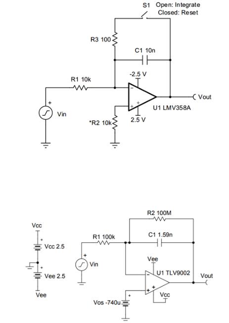 運(yùn)放積分電路