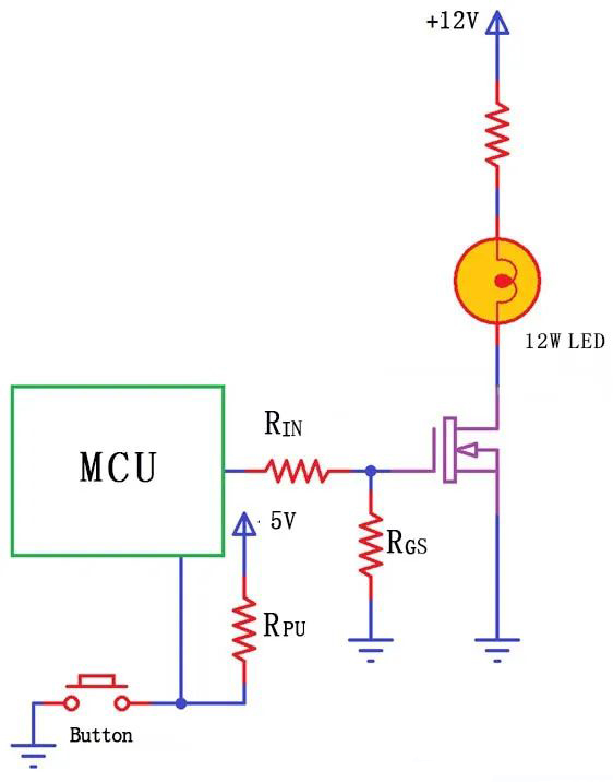 MOS管開關(guān)電路